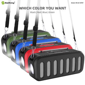 Altavoz con energía solar para deportes al aire libre, portátil, inalámbrico, con ranura para tarjeta, linterna, lámpara de iluminación - Product Image 5