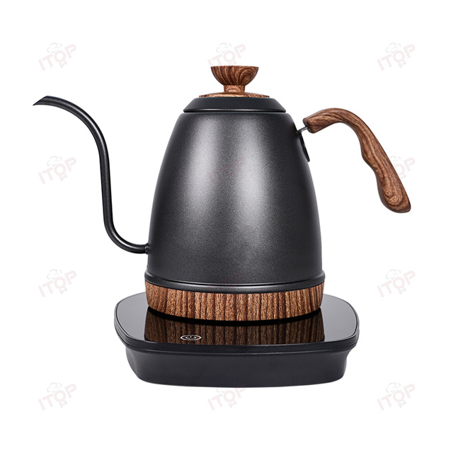 1000ml Variable Temperature Control Pour Over Stainless Coffee Kettle Gooseneck Electric Kettles