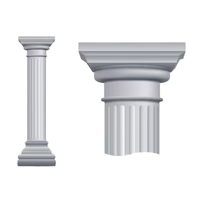 Colonne décorative en EPS de haute qualité avec relief de dragon, statue de dragon chinois, décoration de cour, colonne décorative pour la construction de maisons
