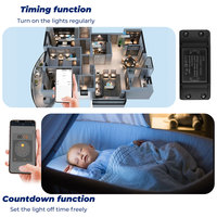 Interrupteur mural tactile intelligent, wi-fi, RF 433Mhz, 110V, commande à distance, interrupteur relai, pour luminaire, compatible avec Tuya, Alexa, Google Home, 220V, allumage/extinction