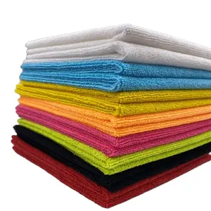 Wholesale Custom High Quality Microfiber Towel 70 X 140 Edgeless Logo 300 Gsm Kitchen Supplies Microfiber Car Cleaning Towel