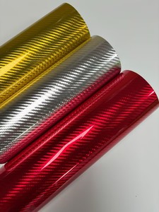 <span class=keywords><strong>Film</strong></span> Vinyle Carbone 5D Effet Fibre de Carbone Brillant Imperméable pour Voiture, Rouleau de 1,52x17m - Grande Vente - Product Image 1