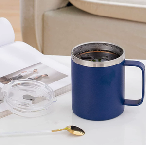 Taza de Café Aislada de Acero Inoxidable Ecológica, Antiderrames, Apta para Portavasos de Auto, Lista para Enviar - Product Image 4