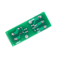 Módulo de aislamiento de optoacoplador de 1 canal PC817 EL817 3V-5V 12V 24V Aislador fotoeléctrico Soporte de riel Placa de motor de accionamiento PLC