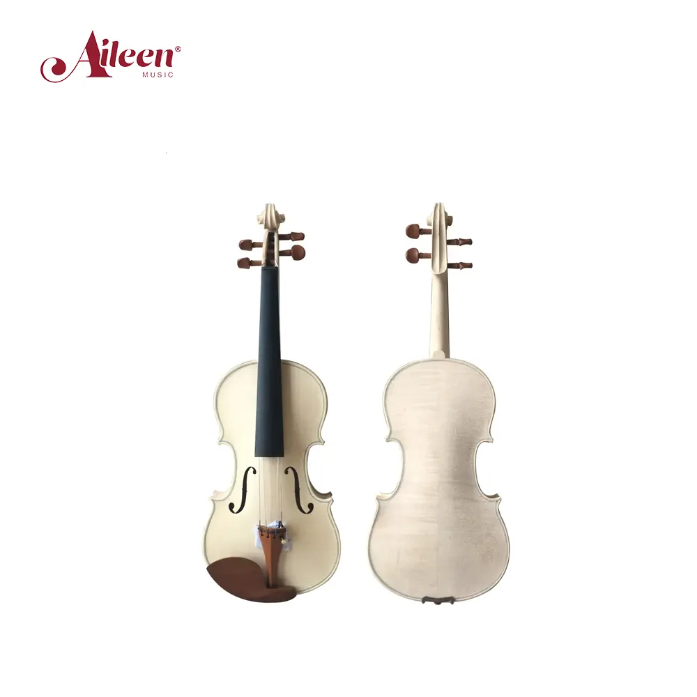 AileenMusic middle grade white unfinished violin V30W 