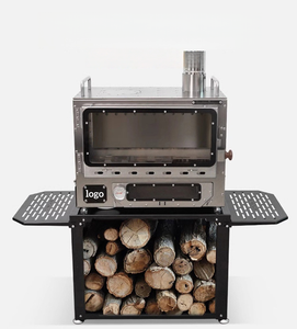 Outdoor 304 Edelstahl Kamin Großer Innen- & Außenbereich Wärmender Pelletofen Scheune Camping Zelt Holzofen für Holzkohle - Product Image 1