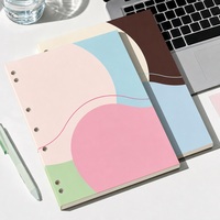 Carnet à spirales A4, reliure à colle froide, pages intérieures personnalisées, couverture bleue