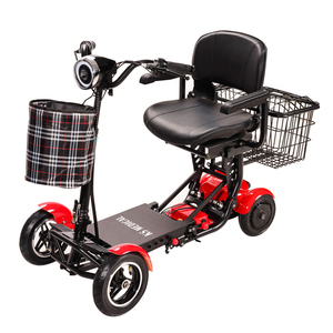 Scooter pliable pour personnes handicapées avec logo personnalisé KSM-905B, scooter électrique pour les voyages en plein air, fournisseur B2B - Product Image 1