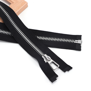 Customized logo Open End/closed-end Nylon <strong>Zipper</strong> Coil <strong>Zipper</strong> With Auto Lock Slider for Garment Bags - Product Image 6