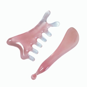 Peigne de massage en résine et bâton de massage à long manche, ensemble de 2 pièces, outils de massage pour la beauté et les soins de la peau - Product Image 3