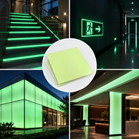 Plaque acrylique fluorescente PMMA de 3 mm, coulée, phosphorescente, gravable au laser, découpe personnalisée pour l'art, la signalétique et l'artisanat