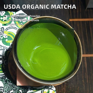 Thé vert matcha biologique 100% en poudre, thé instantané pour la perte de poids, OEM/ODM - Product Image 6