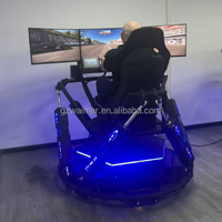Simulador de Carreras F1 Interactivo para Parques de Diversiones, 6-dof, 3 Pantallas, Juego de Carreras Extremo, Operado con Monedas