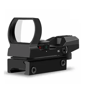 HD101 Red Dot Sight 4 Types Reticle Red/Green Dot Scope For 11/20mm Mount