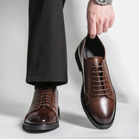 Nouvelle Arrivée 2026 – Chaussures Richelieu Classiques en Cuir PU pour Hommes, Style Habillé et Décontracté pour Affaires