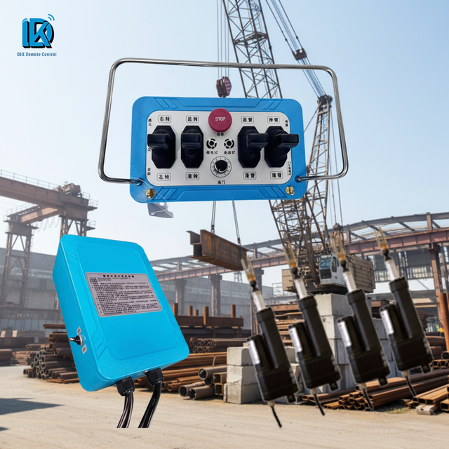 Crane Remote Control 4 joystick Crane Radio Remote Control Hydraulic Wireless Remote Proportional Control for Crane Hiab Crane