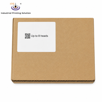 Mesin Pengkodean IPS-8001 1-8 Kepala TIJ Inkjetprinter untuk Printer Gelas Plastik Bergelombang 12.7mm/25.4mm
