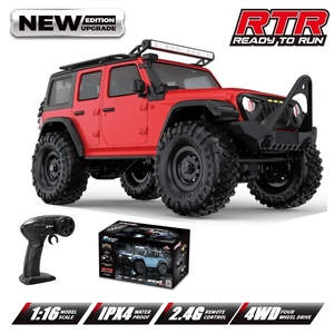 HB R1601 RC Car 1:16 2.4G 4WD Off-Road <b>Remote</b> <b>Control</b> Cars with LED Crawler Trucks Climbing Vehicle Model <b>Toys</b> for Adult - Product Image 5