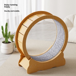 Caminadora para Gatos de Madera Silenciosa con Rodillo, Juguete de Ejercicio y Fitness, Plataforma Minimalista de Fibra de Alta Densidad, Marco de Escalada para Gatos - Product Image 4