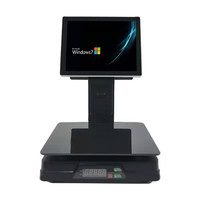 Balance de caisse tactile tout-en-un pour supermarché avec imprimante, système de point de vente et balance PC – Vente en gros