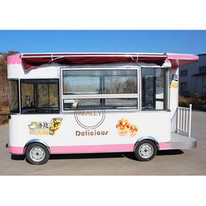 Camión de Comida Eléctrico OEM, Carrito de Café Móvil, Venta de Comida Rápida, Carrito para Centros Comerciales, Parques y Áreas de Juego - Product Image 5