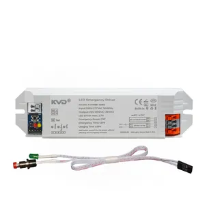 Controlador de iluminación de emergencia, batería de litio de respaldo, suministro de controlador de emergencia para Panel de luz LED, luz descendente, 3W, 2W, IP20