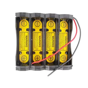 1S 2S 3S 4S 1P Factory supply 18650 cells 3.7v battery holder with BMS 14.8V battery holder