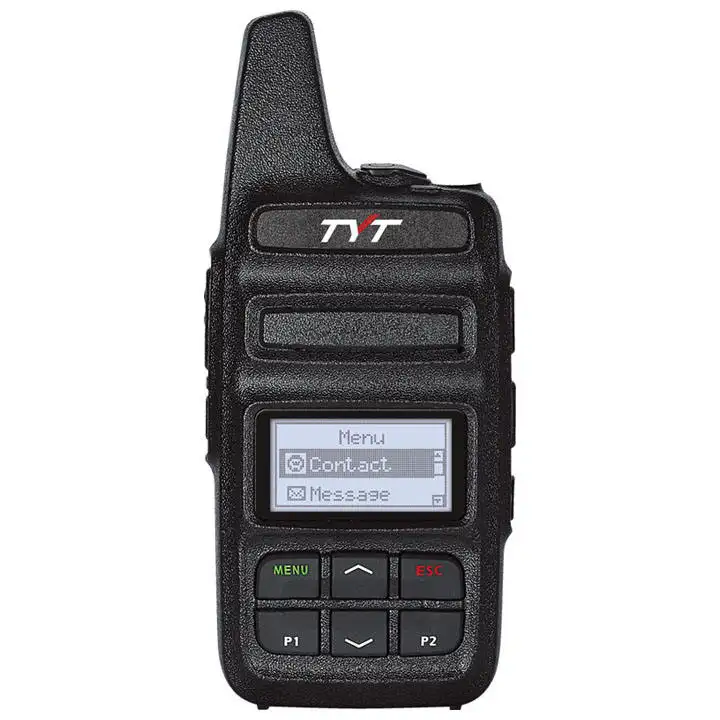 MD-430 TYT Walkie Talkie genggam Mini, Radio nirkabel DMR 2W 0.5W lisensi gratis Radio PMR446 Walkie Talkie jarak jauh