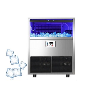 Máquina de Hielo en Cubos Comercial con Pantalla LED, Máquina de Hielo de 80 kg/24 h para Restaurantes, Bares, Cafeterías, Máquina de Hielo Portátil - Product Image 2