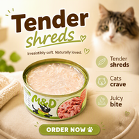 Nourriture humide pour chat MAIDOU, nutrition équilibrée, boîte de 85 g, pour chatons et chats adultes, nourriture pour animaux de compagnie riche en protéines