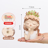 P226 Jolie Fille Sculpture Fleur Vase Jardin Aménagement Paysager Céramique & Porcelaine Maison Accessoires Chambre Meubles Cadeaux Décoration