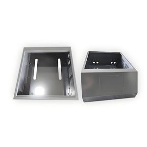 علب سكنية إلكترونية معدنية سوداء مخصصة مرفقات تصنيع الصفائح المعدنية الصناعية لنظام التشغيل الآلي لتركيب ثنائي الفينيل متعدد الفينيل - Product Image 5