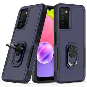 Vente en gros 360 porte-anneau antichoc Mobile couverture arrière TPU PC étuis de téléphone portable pour <span class=keywords><strong>Samsung</strong></span> Galaxy AO3s 165.8 Mm(USA) - Product Image 1