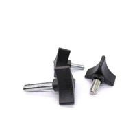 Meubles Femelle 3 Bras À Travers Triangle Croisé En Plastique À Travers Le Trou Poignées Et Boutons Tige, Bouton De Serrage, Triangle Bouton Écrou