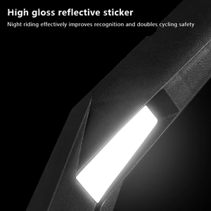 Garde-boue de vélo à dégagement rapide VTT garde-boue arrière pare-pluie avec <span class=keywords><strong>bandes</strong></span> réfléchissantes accessoires d'équitation en plein air pièce de vélo - Product Image 4