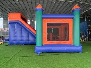Children's Castle With Balloons <b>Inflatable</b> Jump <b>Slide</b> Customizable Size in PVC Material Castle <b>Inflatable</b> Jump Castle - Product Image 4
