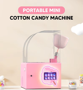 Máquina Portátil Eléctrica para Hacer Algodón <span class=keywords><strong>de</strong></span> Azúcar, <span class=keywords><strong>Juguete</strong></span> DIY para Niños, Máquina <span class=keywords><strong>de</strong></span> Algodón <span class=keywords><strong>de</strong></span> Azúcar para Regalo <span class=keywords><strong>de</strong></span> Cumpleaños - Product Image 2