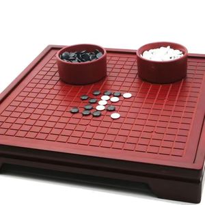 High-end Solid Wood Go <b>Chess</b> Double-sided Chessboard Two-in-one 0-3M Parent-child Educational <b>Board</b> Game Go Full <b>Set</b> - Product Image 3