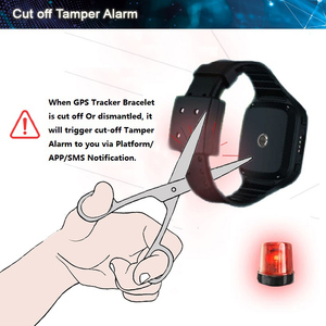 2G LTE Alzheimer bệnh nhân tù nhân người phạm tội quản lý parolee GPS theo dõi Vòng đeo tay Xem với Key Locker - Product Image 3
