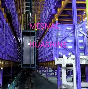 自动仓库ASRS，带堆垛机或穿梭器和管理系统，适用于新能源、医药、化工