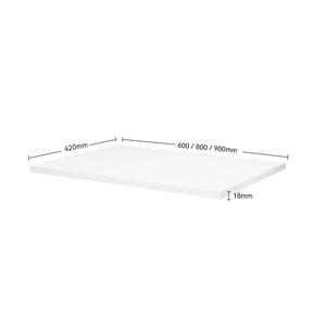 Wooden Closet <strong>Shelf</strong> MDF Wall Mounted <strong>Shelf</strong> Board Heavy Duty <strong>Shelf</strong> <strong>Insert</strong> for Closet Organizer &amp; Storage Systems - Product Image 2