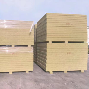 Feutre <span class=keywords><strong>de</strong></span> <span class=keywords><strong>laine</strong></span> <span class=keywords><strong>de</strong></span> <span class=keywords><strong>roche</strong></span> <span class=keywords><strong>de</strong></span> 100 <span class=keywords><strong>mm</strong></span> d'épaisseur pour le matériel d'isolation thermique <span class=keywords><strong>de</strong></span> canalisations d'acier inoxydable <span class=keywords><strong>de</strong></span> chaleur - Product Image 1