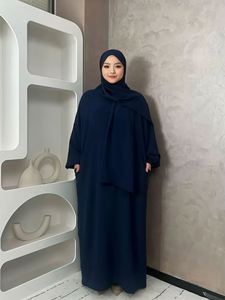 Hijab Turban Ample en Polyester pour Femme, Style Arabe du Moyen-Orient, Traditionnel Musulman, Simple et Décontracté pour l'Automne - Product Image 4
