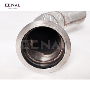Ecnal pour Maserati Ghibli SQ4 3.8T 2014+ - Collecteur d'échappement en acier inoxydable pour améliorer les performances de la <span class=keywords><strong>voiture</strong></span>, isolation thermique - Product Image 6