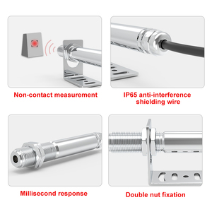 Byd10ac biedas thép không gỉ không tiếp xúc hồng ngoại cảm biến đo nhiệt độ công nghiệp để theo dõi nhiệt độ - Product Image 5