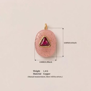 Pendentifs fantaisie en acier inoxydable P266 avec zircone cubique et breloques en résine colorée, motifs crâne et <span class=keywords><strong>smiley</strong></span>, pour la fabrication de bijoux DIY et colliers - Product Image 6