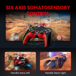 ワイヤレス6軸ジョイスティックダブル振動ジョイパッドゲームパッドコントローラPS4 & <span class=keywords><strong>PS3</strong></span>ゲーミングコンソール用 - Product Image 4