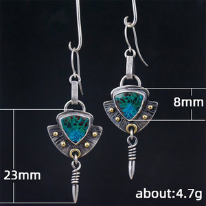 Orecchini Pendenti Boho Vintage per Donne, Gioielli Artistici da Indossare all'Orecchio - Product Image 3