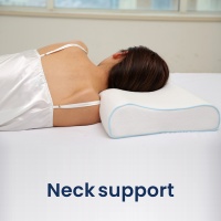 Oreiller en gel TPE personnalisé avec grille, OEM/ODM pour co-développement de marque de sommeil, motif uni, forme ondulée, soulagement de la pression et rafraîchissant
