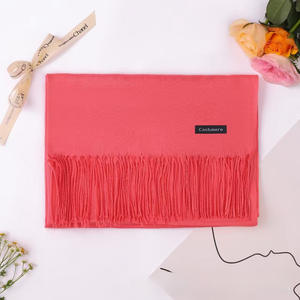 2024 Vintage 30% Wolle Kaschmir Pashmina Schal Massiver Quasten hals Langer Winters chal 30*200 CM für Männer Frauen Erwachsene & Mädchen - Product Image 5